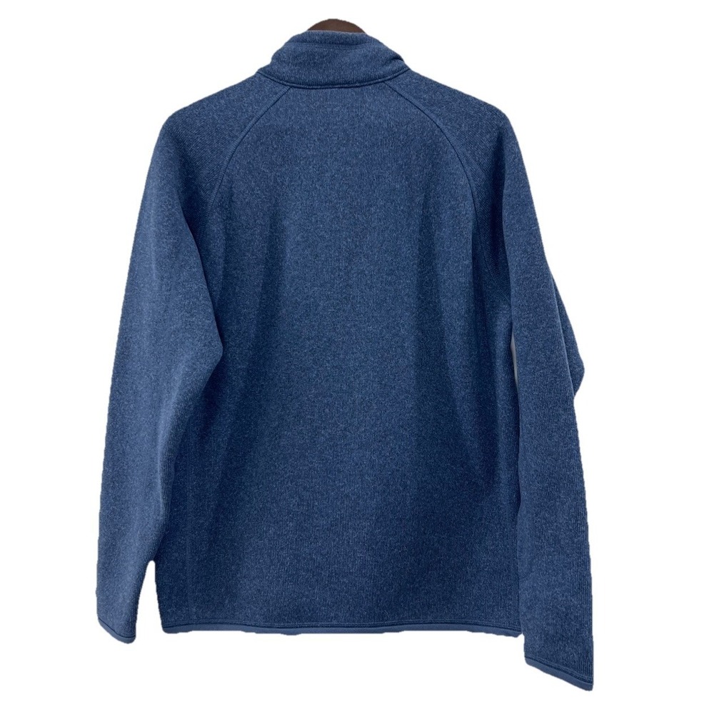 Patagonia Better Sweater 1/4-Zip Fleece Pullover Blue 25522 Men's M Ship Skis - Picture 2 of 7